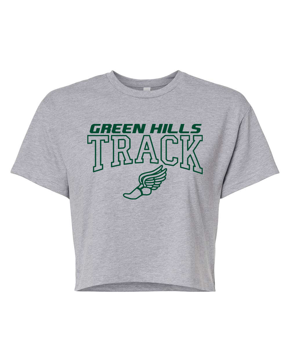 Green Hills Track design 3 Crop Top