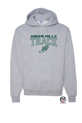 Green Hills Track Design 3 Hooded Sweatshirt