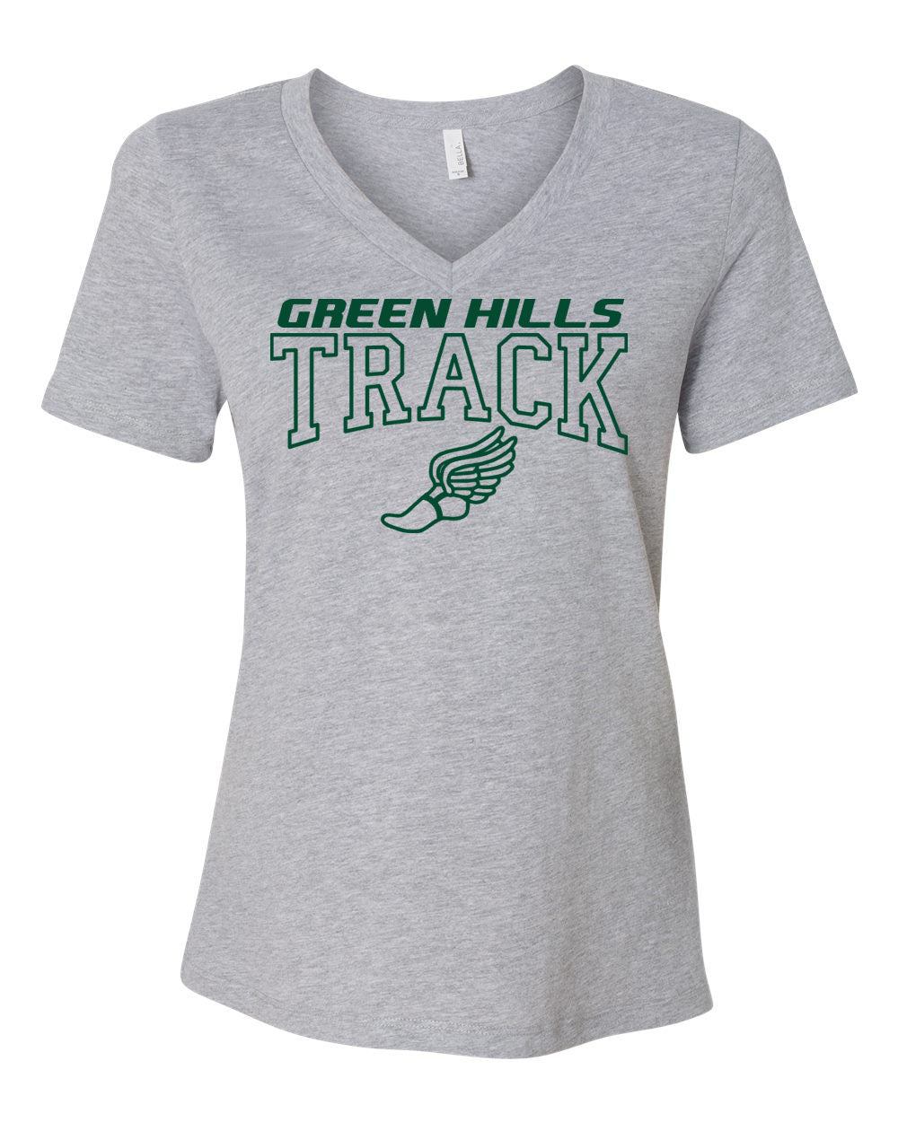 Green Hills Track Design 3 V-neck T-shirt