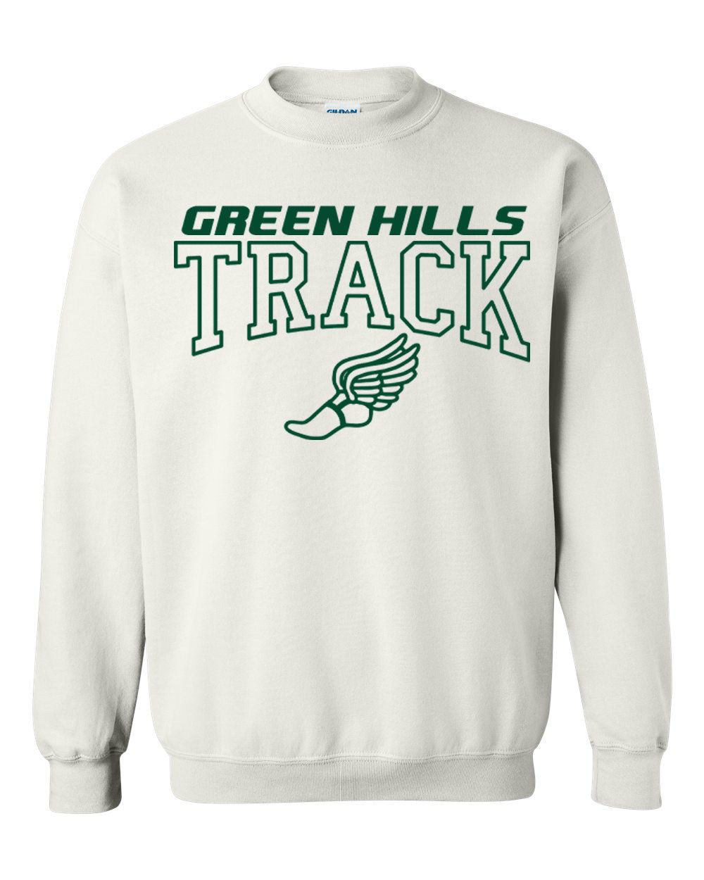 Green Hills Track Design 3 non hooded sweatshirt