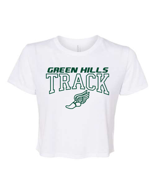 Green Hills Track design 3 Crop Top