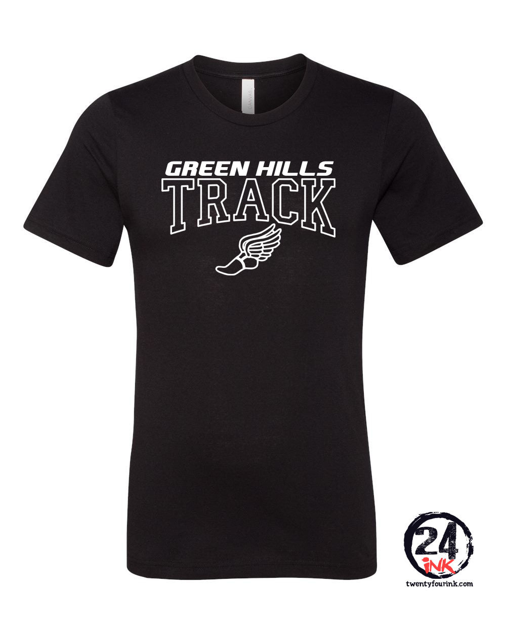 Green Hills Track Design 3 T-Shirt