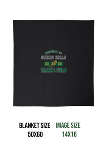 Green Hills Track Design 4 Blanket