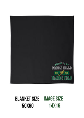 Green Hills Track Design 4 Blanket