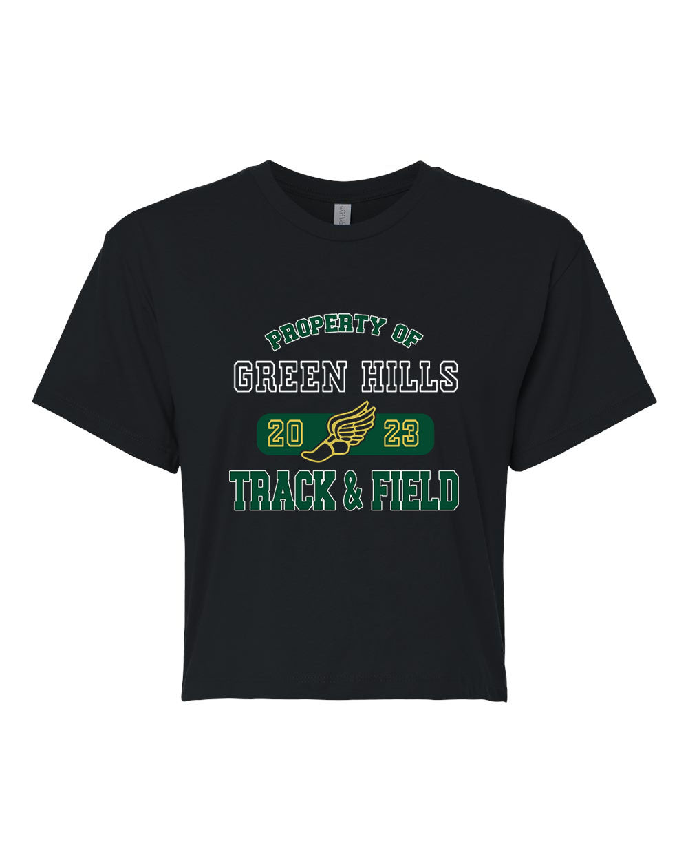 Green Hills Track design 4 Crop Top