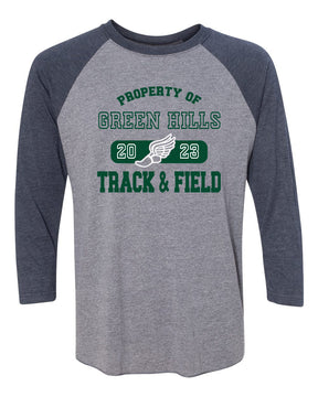 Green Hills Track Raglan Shirt Design 4