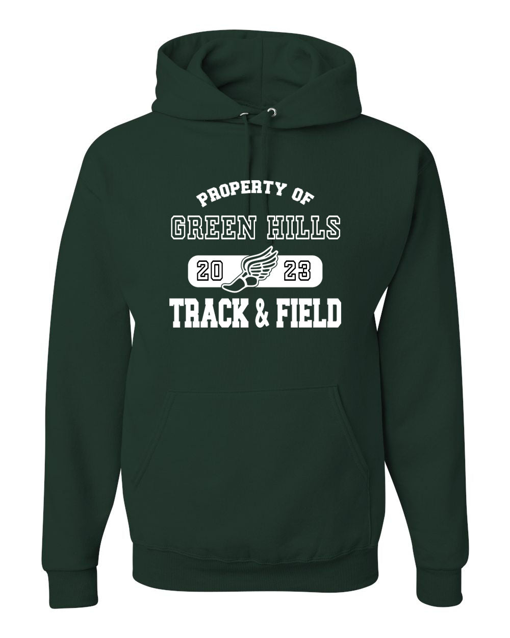 Green Hills Track Design 4 Hooded Sweatshirt