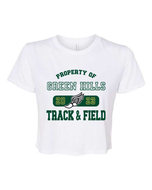 Green Hills Track design 4 Crop Top