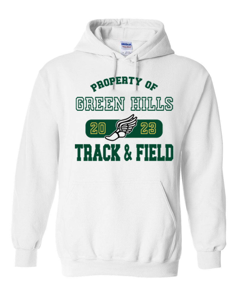 Green Hills Track Design 4 Hooded Sweatshirt