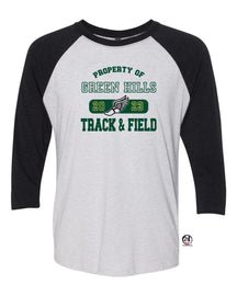 Green Hills Track Raglan Shirt Design 4