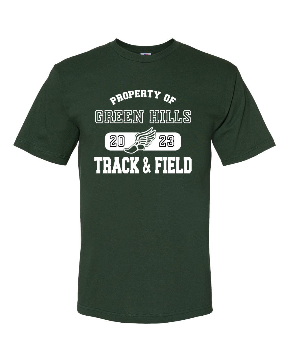 Green Hills Track Design 4 T-Shirt