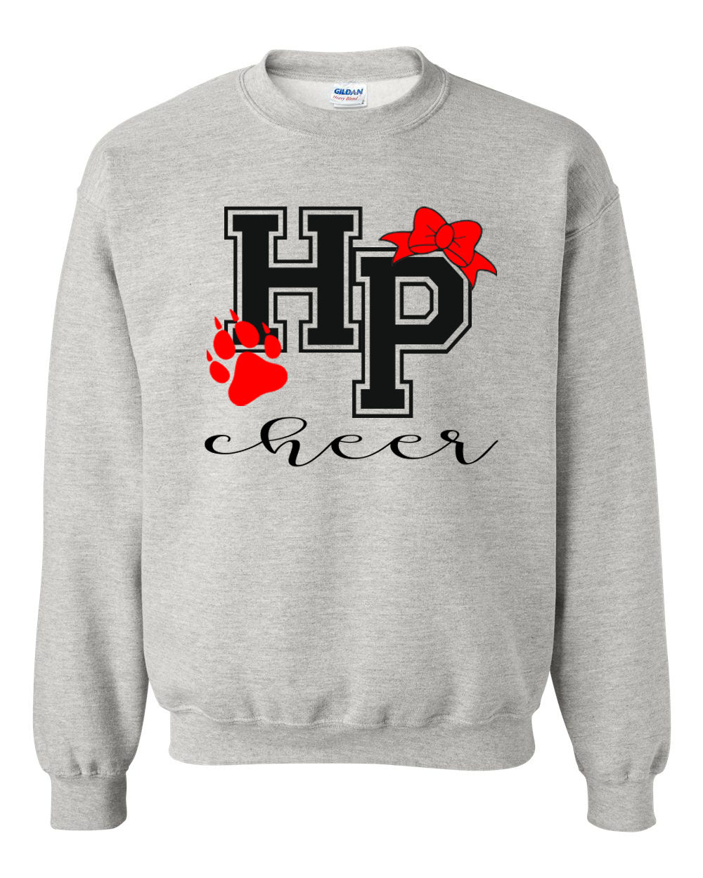 High Point Cheer Design 3 non hooded sweatshirt