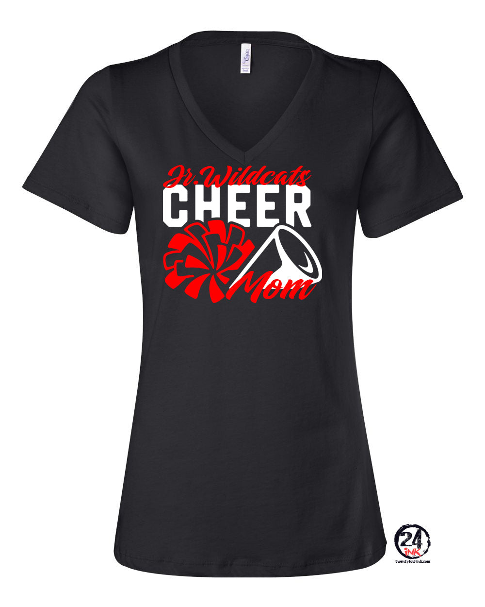 High Point Cheer Design 4 V-neck T-Shirt
