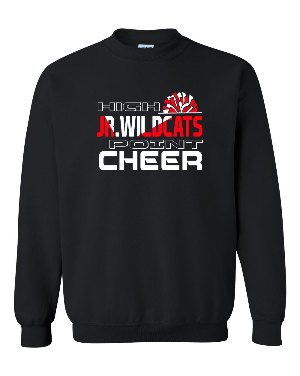 High Point Cheer Design 5 non hooded sweatshirt