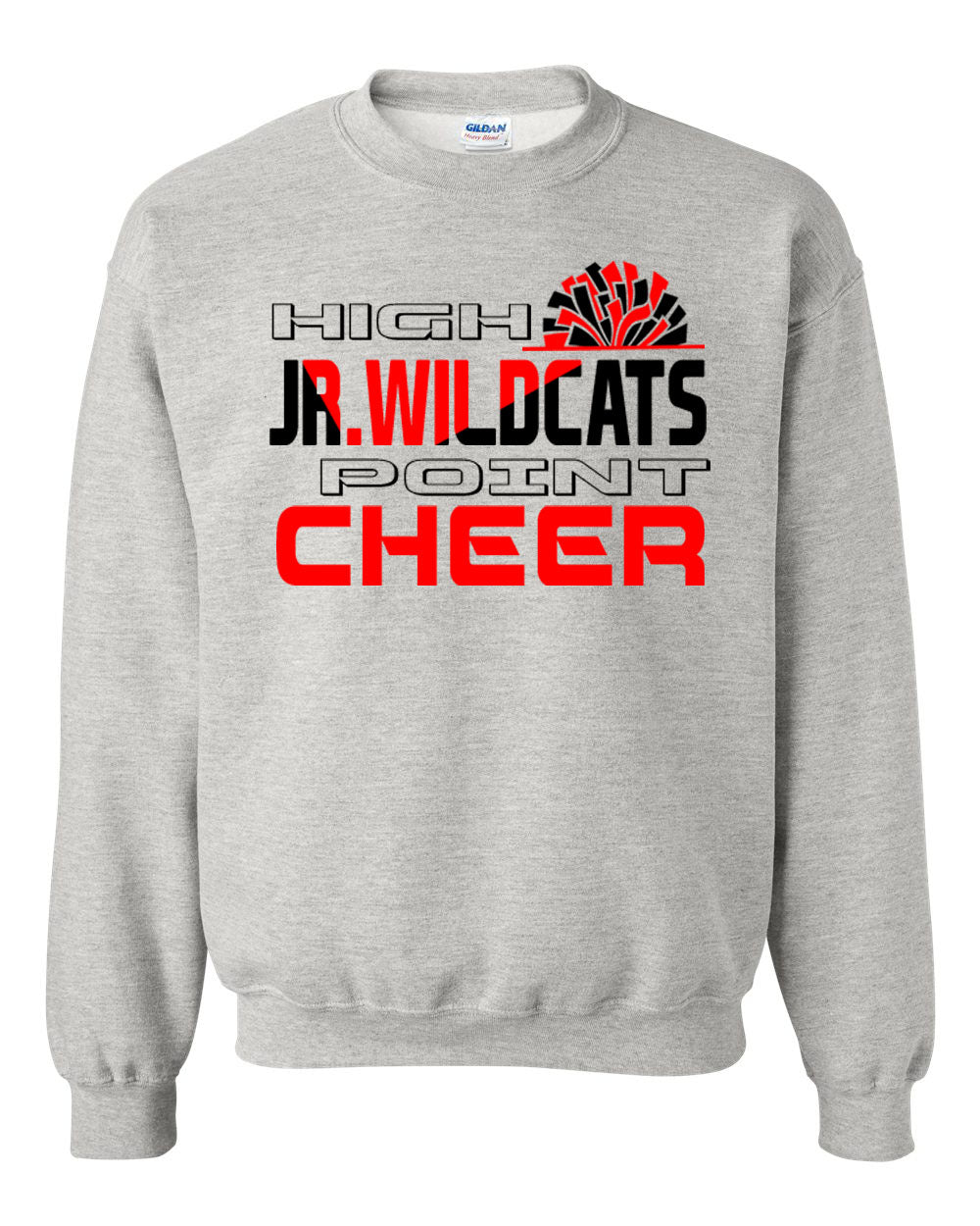 High Point Cheer Design 5 non hooded sweatshirt