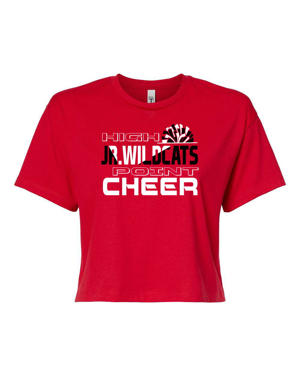 High point Cheer design 5 Crop Top