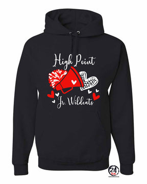 High Point Cheer Design 6 Hooded Sweatshirt