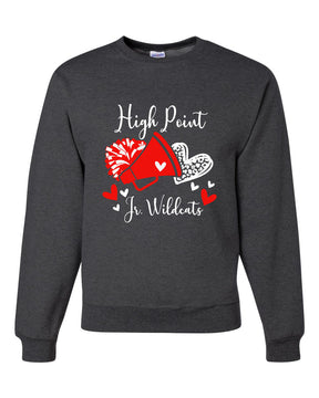 High Point Cheer Design 6 non hooded sweatshirt