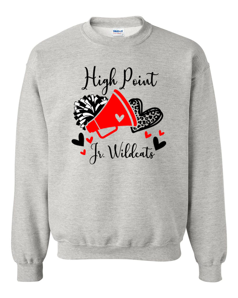 High Point Cheer Design 6 non hooded sweatshirt