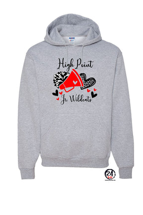 High Point Cheer Design 6 Hooded Sweatshirt