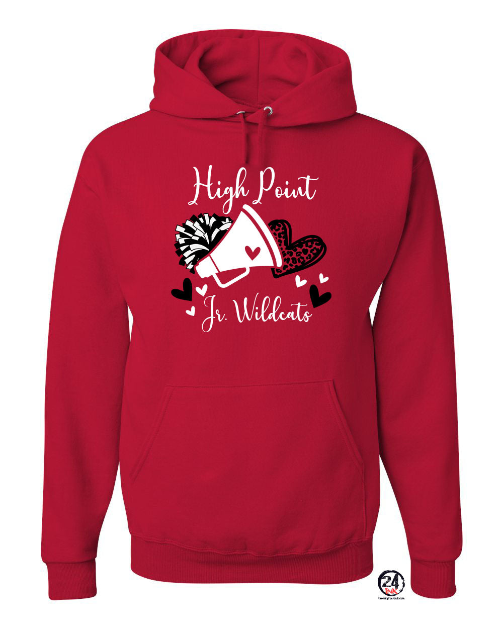 High Point Cheer Design 6 Hooded Sweatshirt