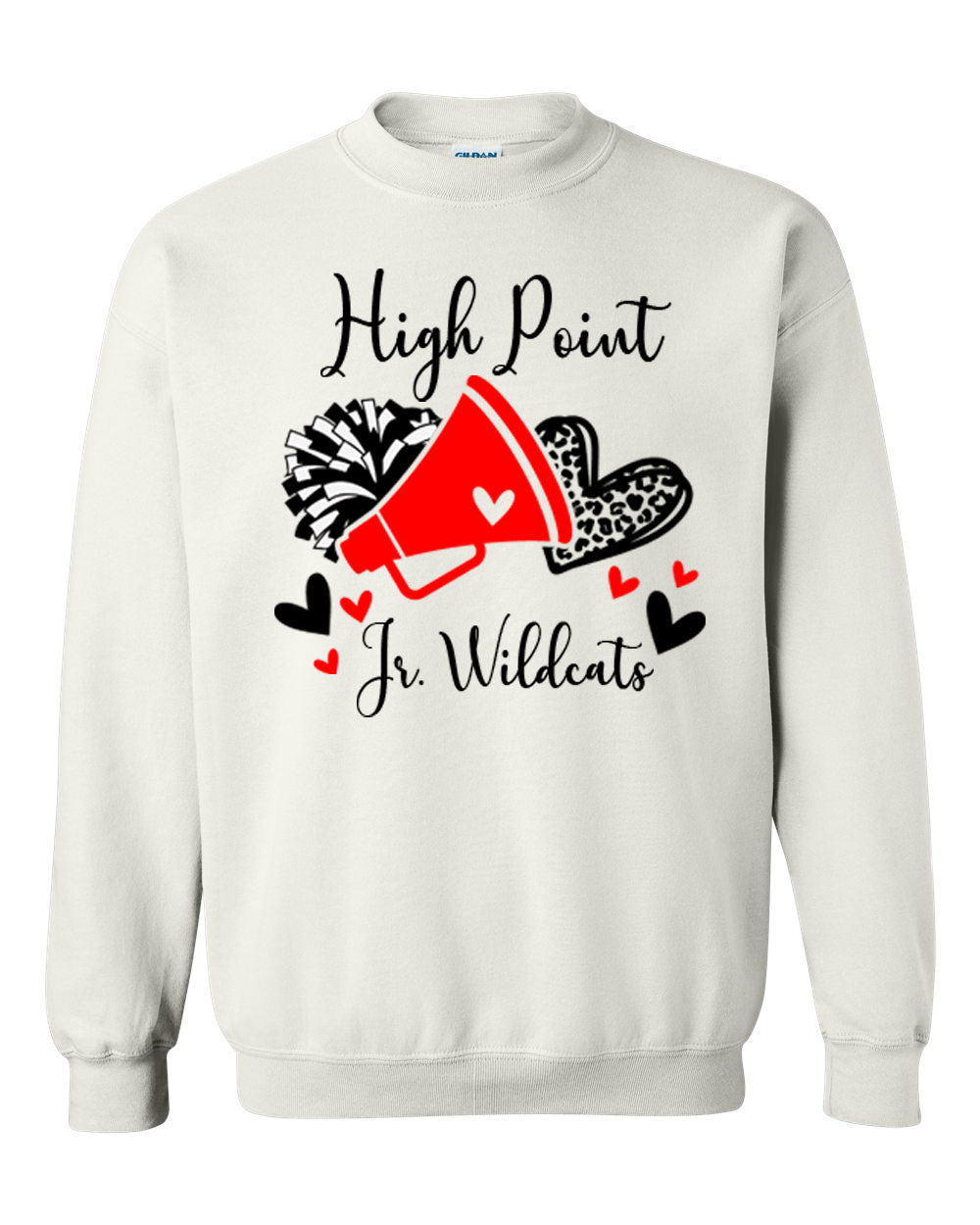 High Point Cheer Design 6 non hooded sweatshirt