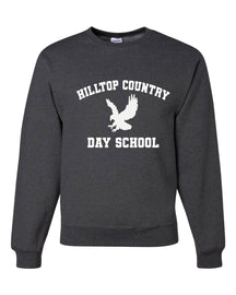 Hilltop Country Day School Design 1 non hooded sweatshirt