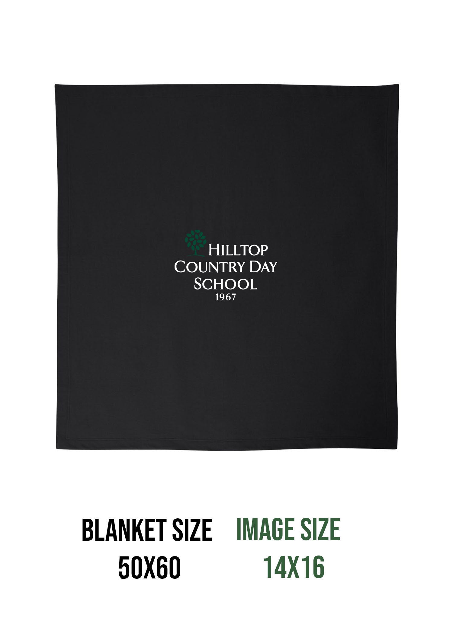 Hilltop Country Day School Design 2 Blanket