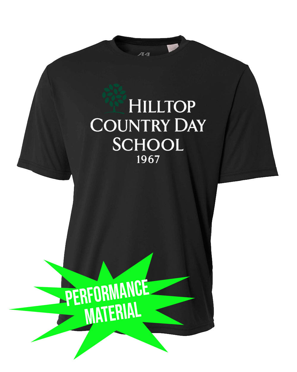 Hilltop Country Day School Performance Material design 2 T-Shirt