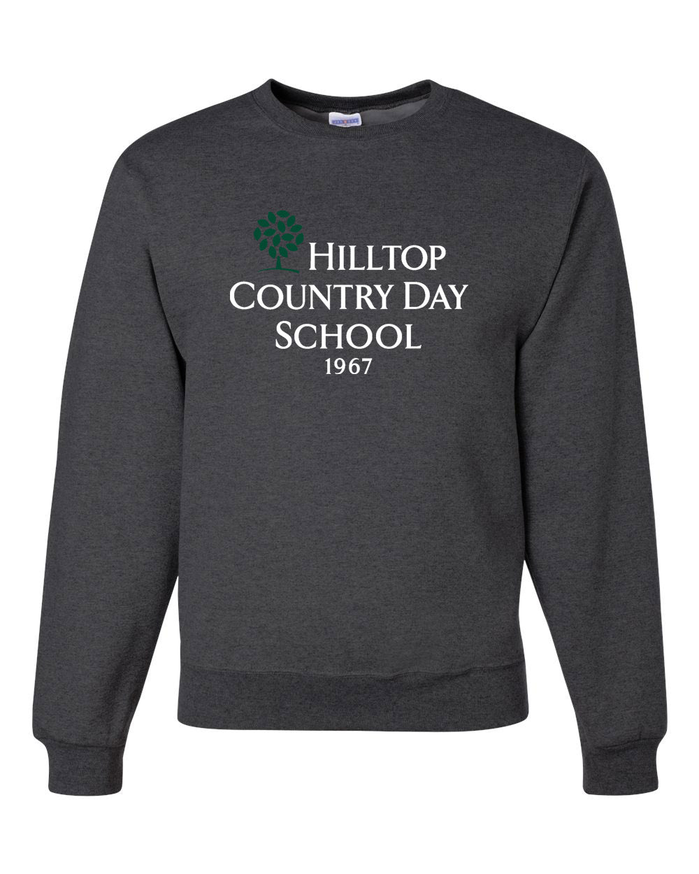 Hilltop Country Day School Design 2 non hooded sweatshirt