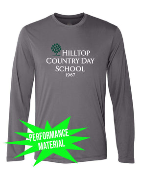 Hilltop Country Day School Performance Material Design 2 Long Sleeve Shirt