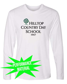 Hilltop Country Day School Performance Material Design 2 Long Sleeve Shirt