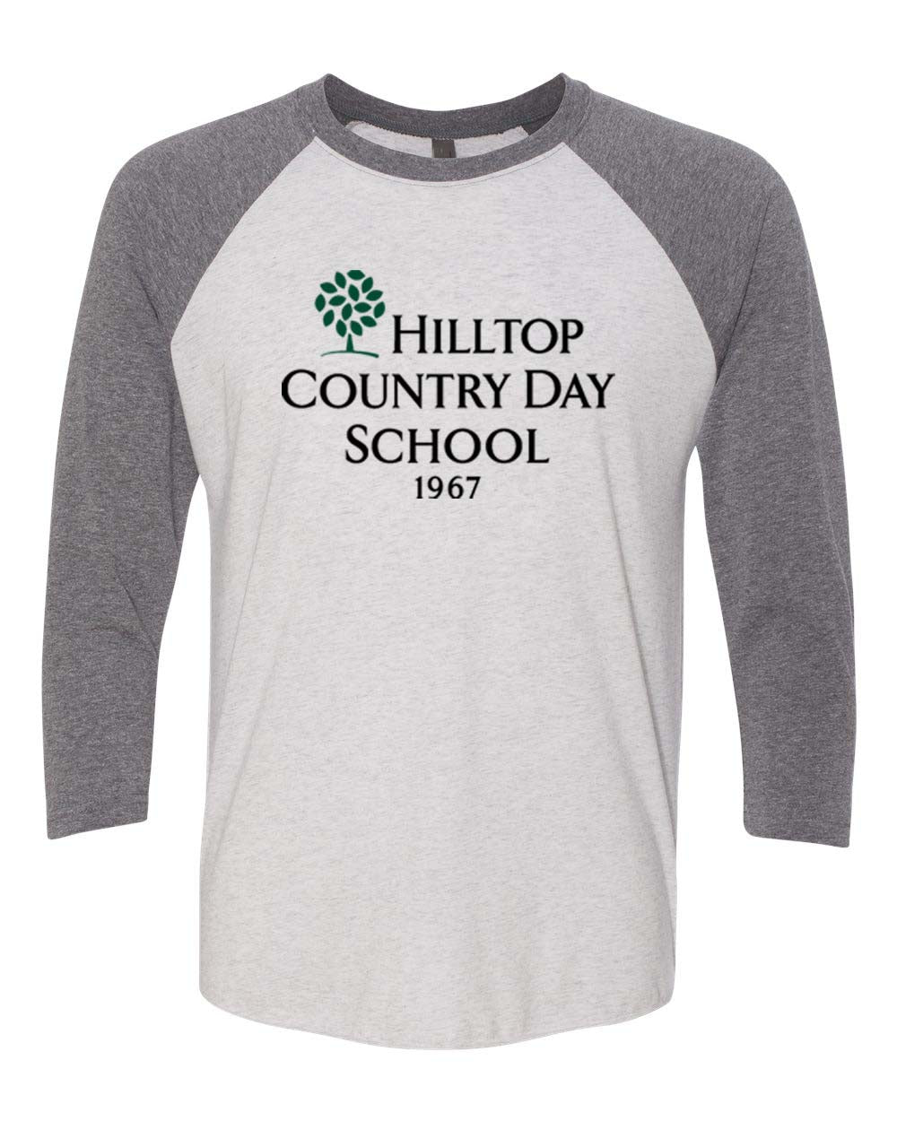 Hilltop Country Day School design 2 raglan shirt