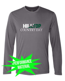 Hilltop Country Day School Performance Material Design 4 Long Sleeve Shirt