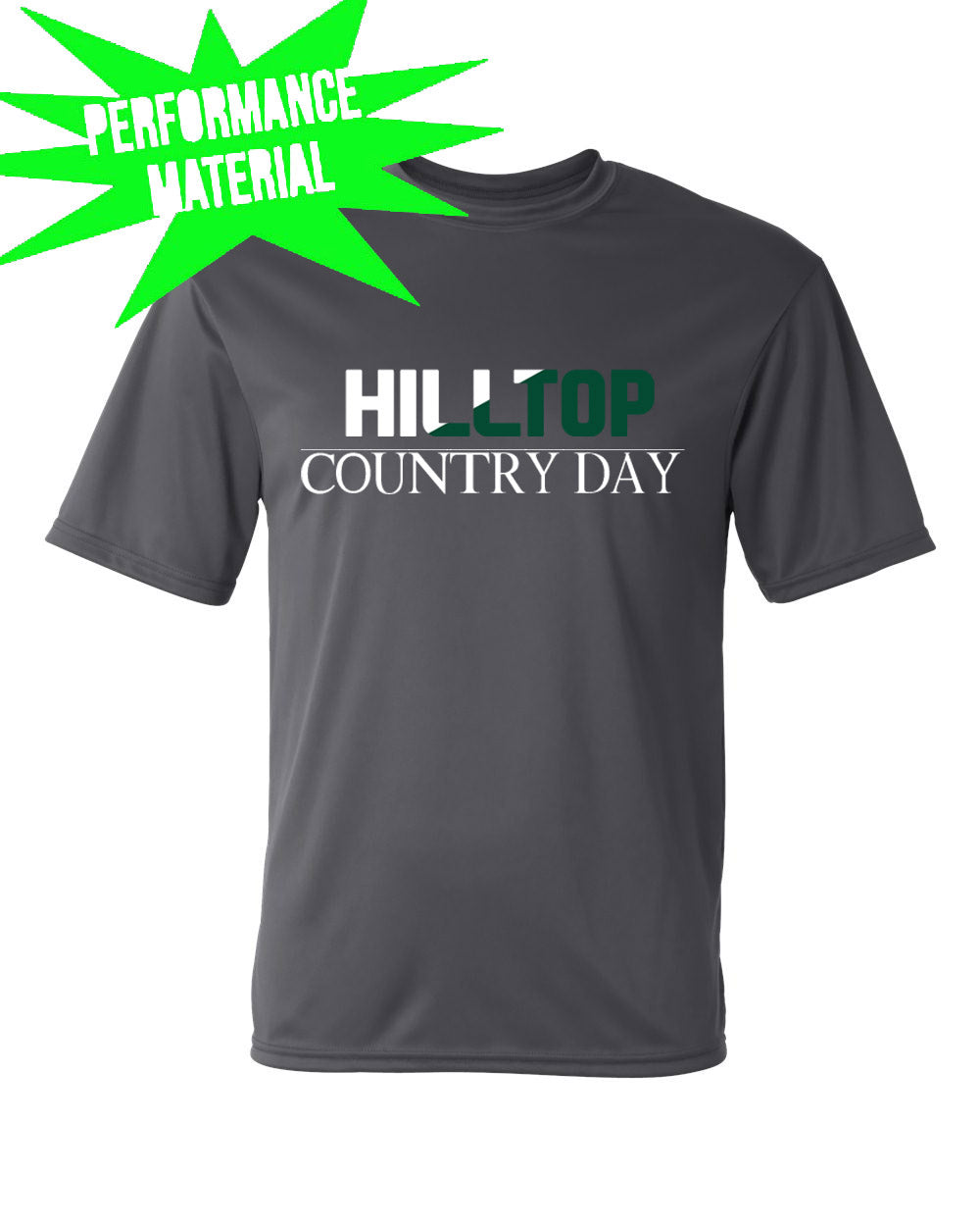 Hilltop Country Day School Performance Material design 4 T-Shirt