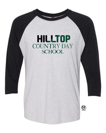 Hilltop Country Day School design 4 raglan shirt