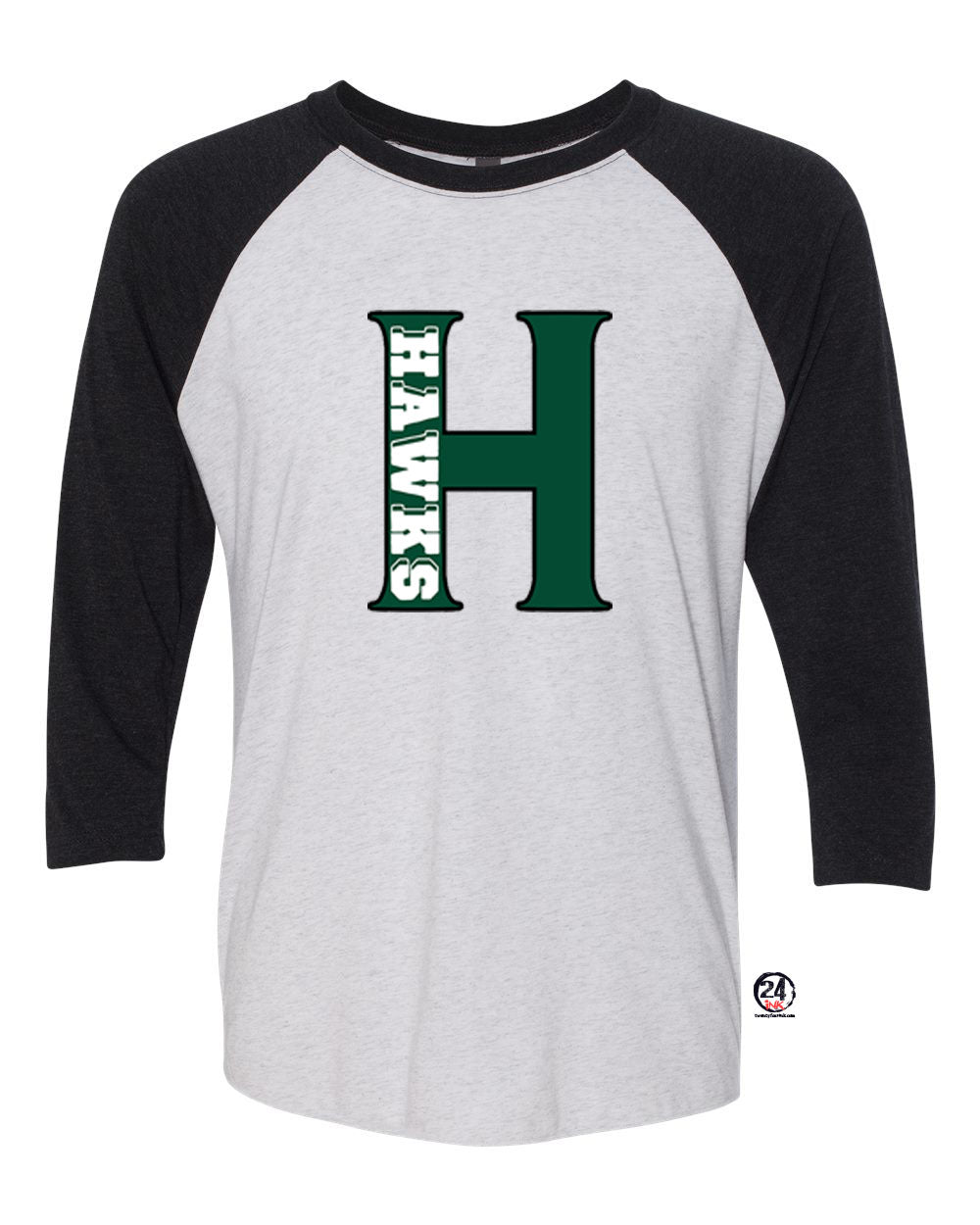 Hilltop Country Day School design 5 raglan shirt