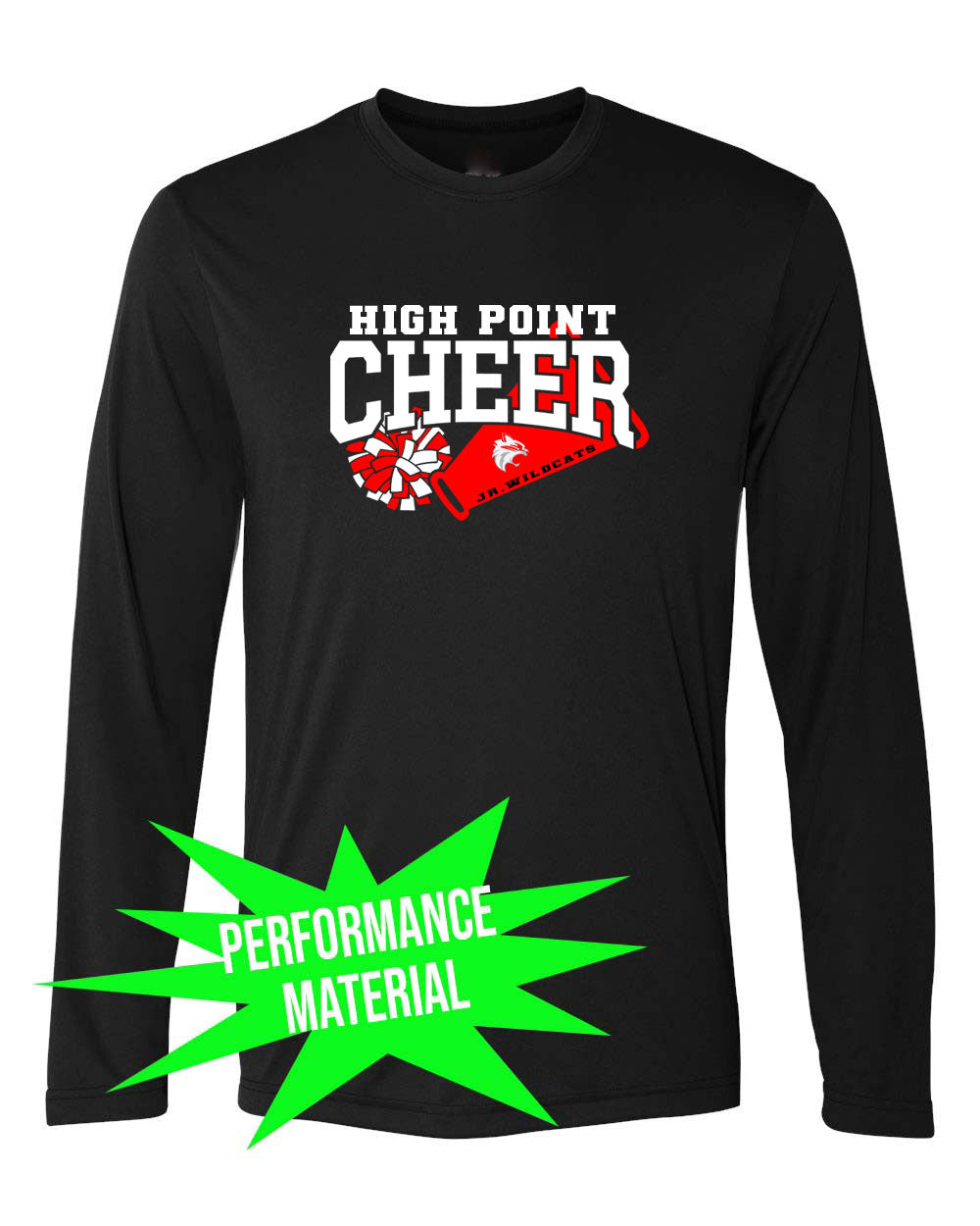 High Point cheer Performance Material Design 1 Long Sleeve Shirt