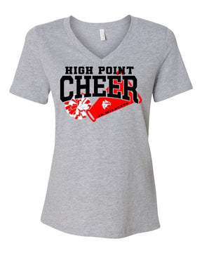 High Point Cheer Design 1 V-neck T-Shirt
