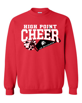 High Point Cheer Design 1 non hooded sweatshirt