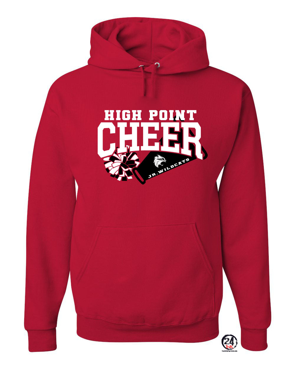 High Point Cheer Design 1 Hooded Sweatshirt
