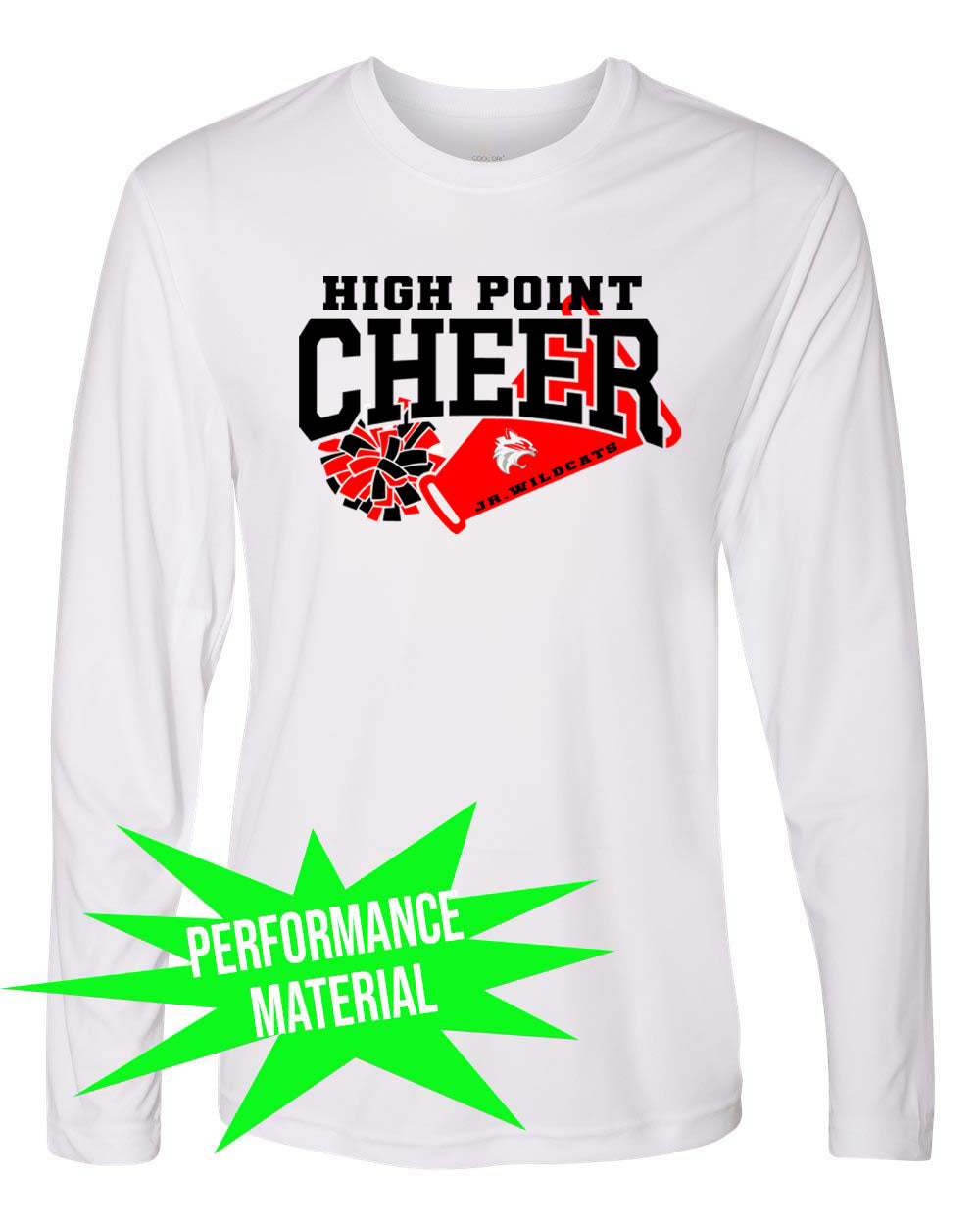 High Point cheer Performance Material Design 1 Long Sleeve Shirt