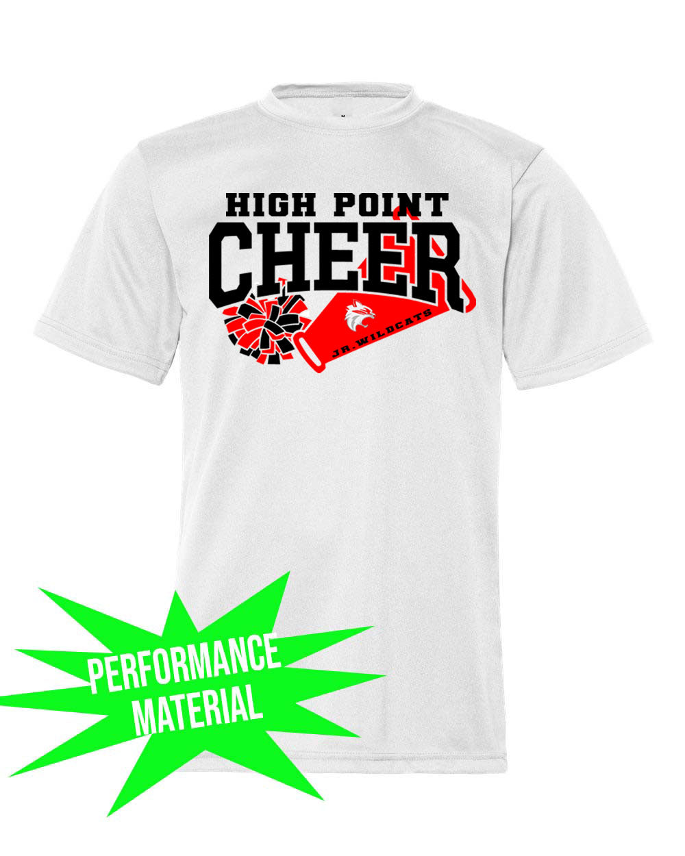 High Point Cheer Performance Material design 1 T-Shirt