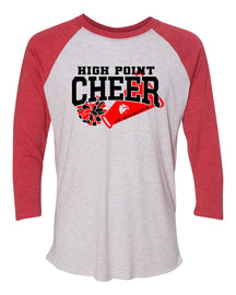 High Point Cheer design 1 raglan shirt