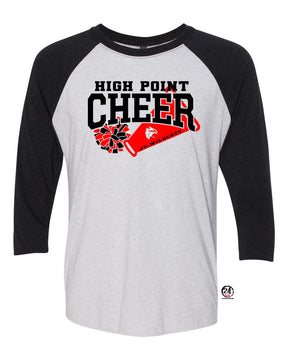 High Point Cheer design 1 raglan shirt