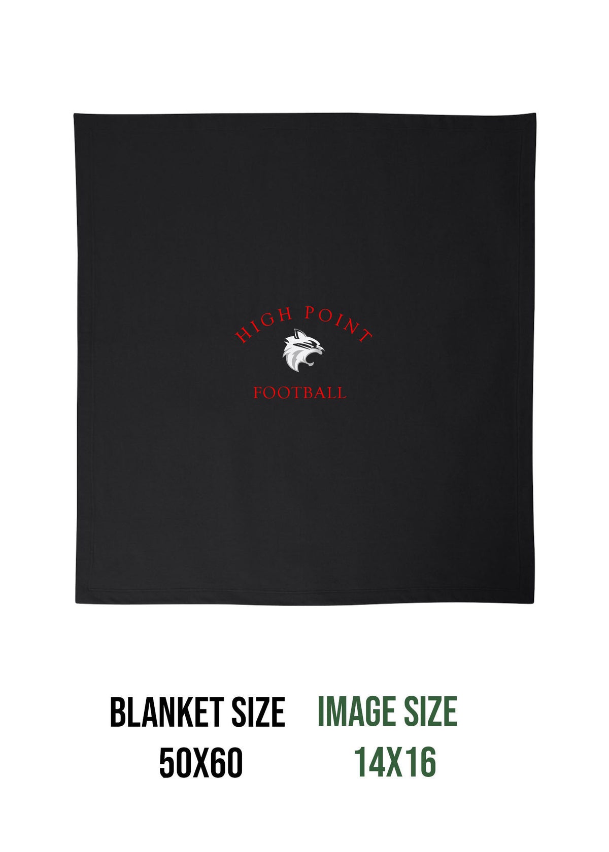 High Point Football Design 3 Blanket