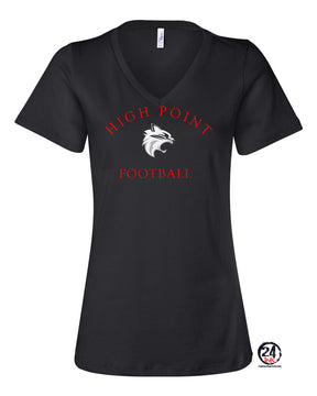 High Point Football Design 3 V-neck T-Shirt