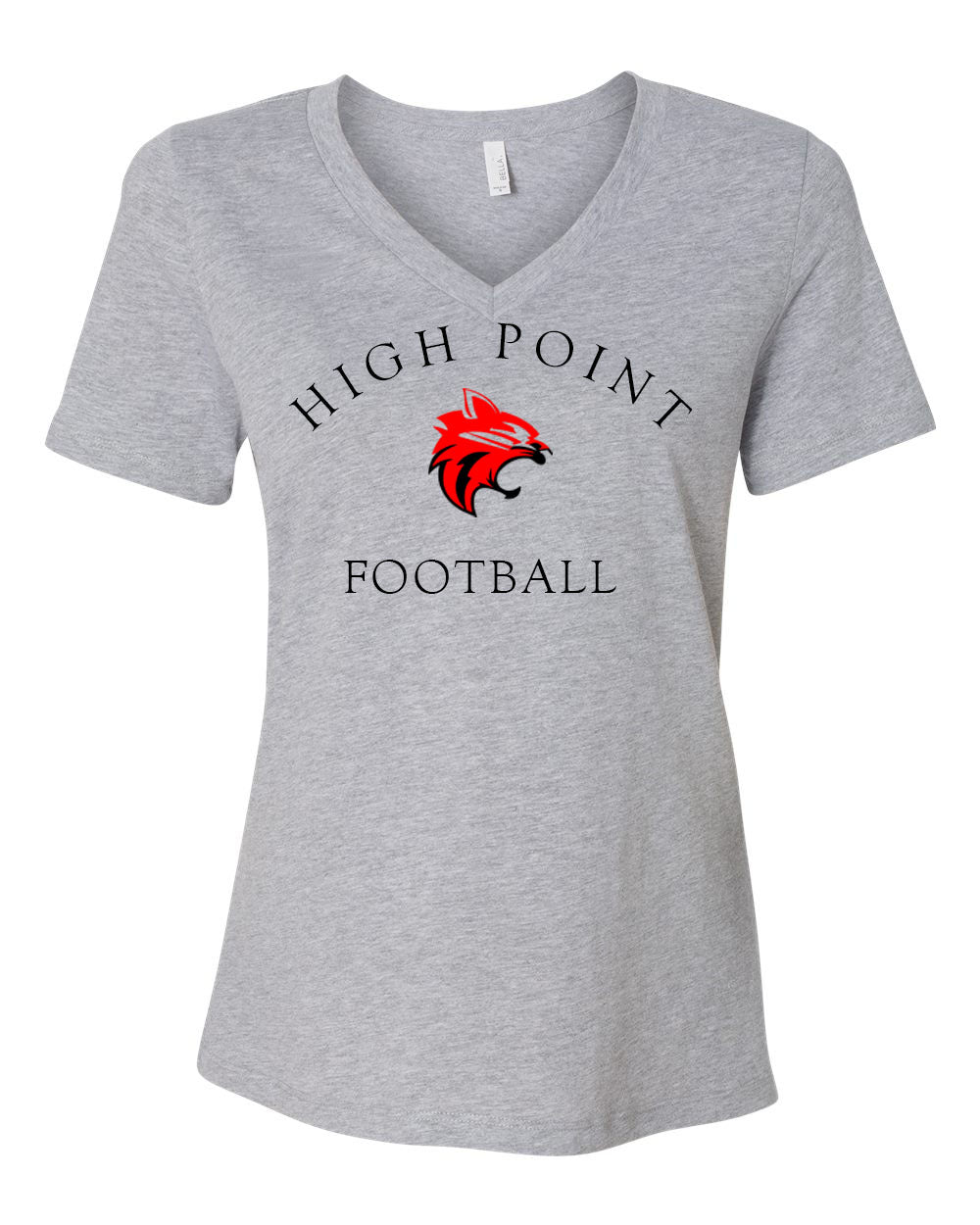 High Point Football Design 3 V-neck T-Shirt