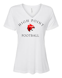 High Point Football Design 3 V-neck T-Shirt