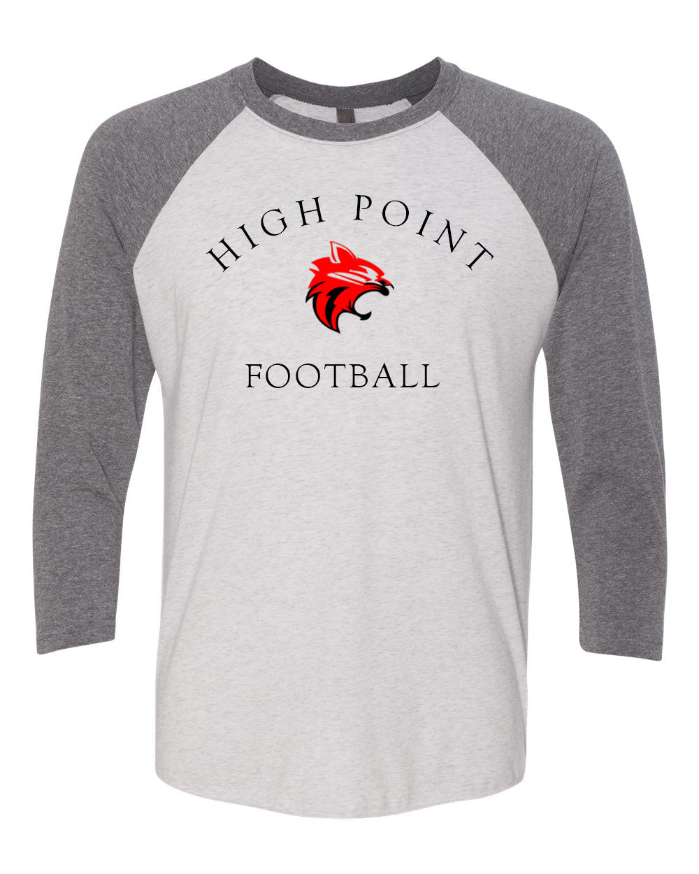 High Point Football design 3 raglan shirt
